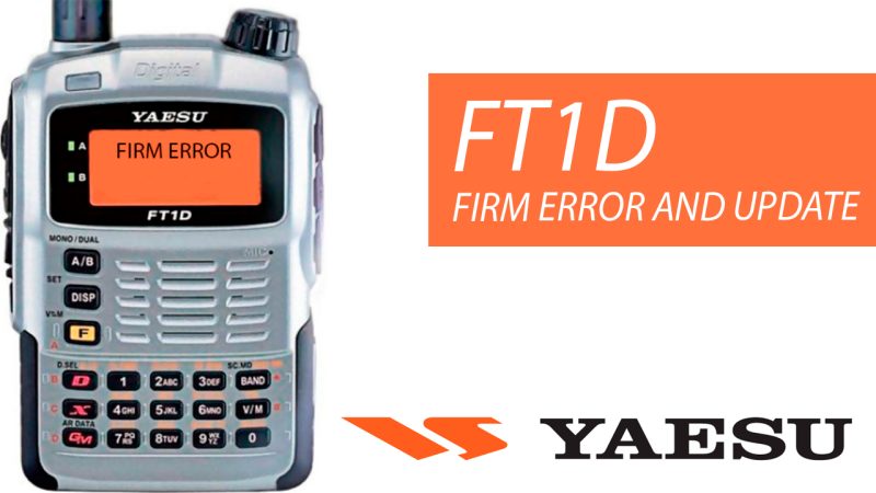 yaesu ft1d firm error